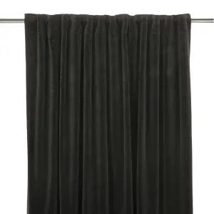 Gardiner - Sammet - Multiband - Svart - 2 X 140 X 240 cm - www.frokenfraken.se