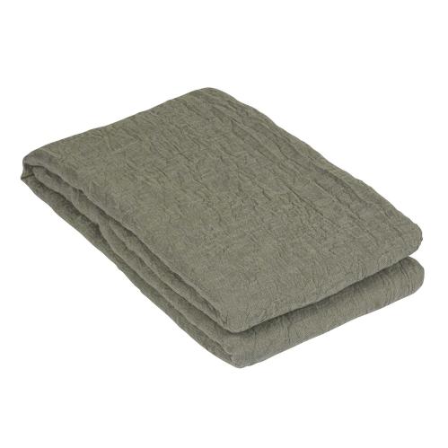 Duk - Skrynklig - Grön - 140 X 250 cm - www.frokenfraken.se