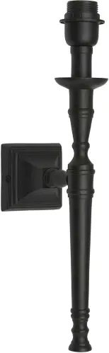 Salong Vägglampa - Matt Svart 45cm - www.frokenfraken.se
