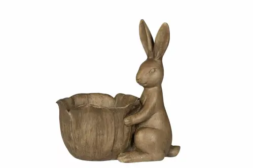 Skål - Sittande Hare - 21 cm - www.frokenfraken.se