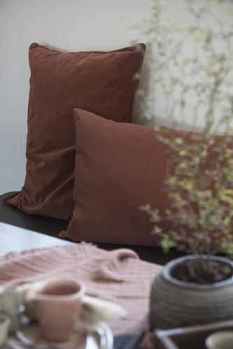 Kuddfodral - Sammet - Rust - 72 x 52 cm - www.frokenfraken.se