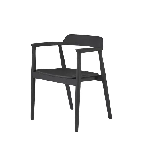 Stol - Karmstol - Svart - 59 x 52 x 73 cm - www.frokenfraken.se