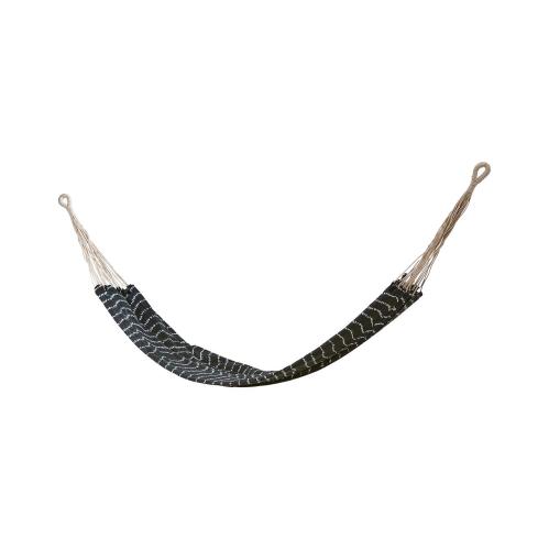 Hängmatta - Svart/vit - 240 x 156 cm - www.frokenfraken.se