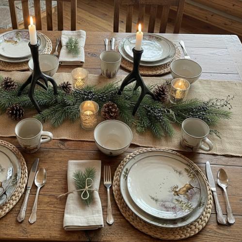 Middagstallrik - Älg - Ø28 cm - www.frokenfraken.se