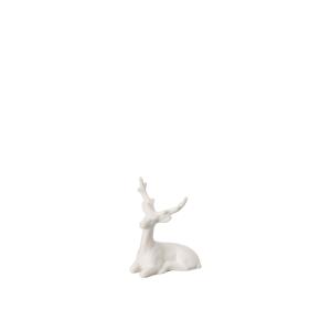 Hjort - Vit - 7 x 3 x 9 cm - www.frokenfraken.se
