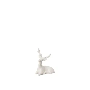 Hjort - Vit - 7 x 3 x 9 cm - www.frokenfraken.se