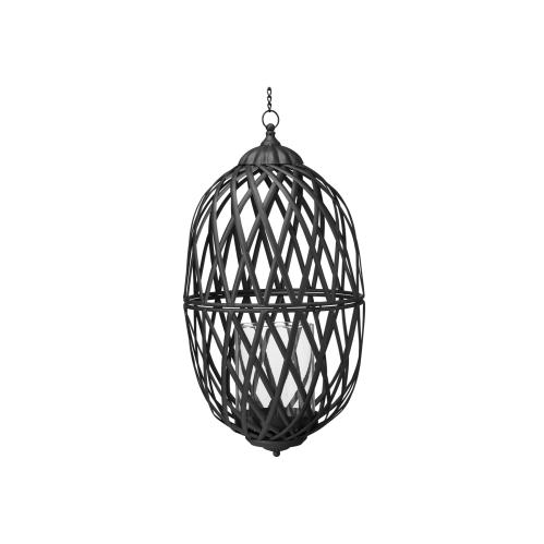 Ljuslykta - Hängande - Svart - 2 storlekar - 66 cm, 51 cm - www.frokenfraken.se