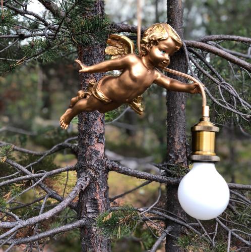 Fönsterlampa - Ängel - www.frokenfraken.se