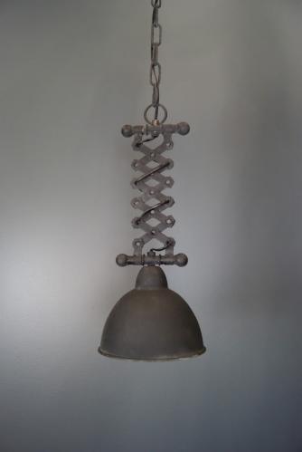 Taklampa - Industri - Dragspel - 20 x 20 x 116 cm - www.frokenfraken.se