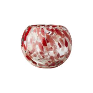 Värmeljushållare S - Röd - Ø10 cm - www.frokenfraken.se