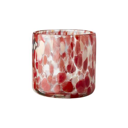 Värmeljushållare S - Röd - Ø9 x 9 cm - www.frokenfraken.se