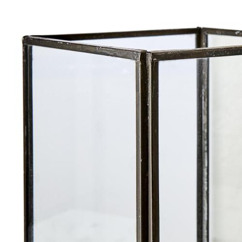 Lykta M - Svart - 12 x 12 x 30 cm - www.frokenfraken.se