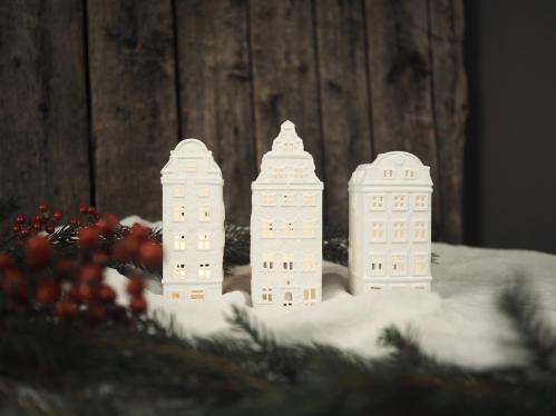 Ljuslykta - Kanalhus - Stockholm Stortorget 18 - 6 x 6,5 x 14 cm - www.frokenfraken.se