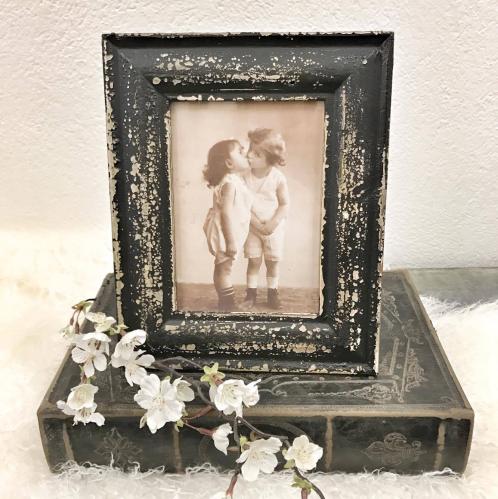 Ram - Svart Vintage - 27 x 22 cm - www.frokenfraken.se