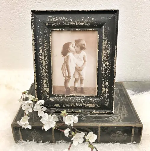 Ram - Svart Vintage - 27 x 22 cm - www.frokenfraken.se