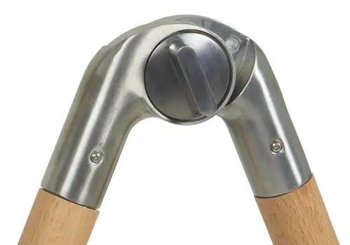 Parasoll - Vitt med naturfärgade fransar och trästång - Ø165 cm - www.frokenfraken.se