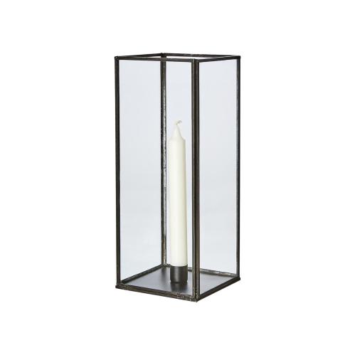 Lykta M - Svart - 12 x 12 x 30 cm - www.frokenfraken.se