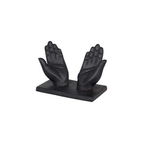 Bokhållare Händer Järn Svart - 9,5 x 18,2 x 10,5 cm - www.frokenfraken.se