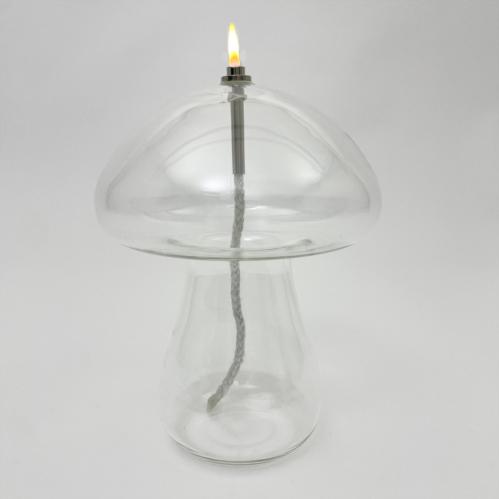 Oljelampa XL - Glas - Mushroom - Glas - Ø14 x 18 cm - www.frokenfraken.se