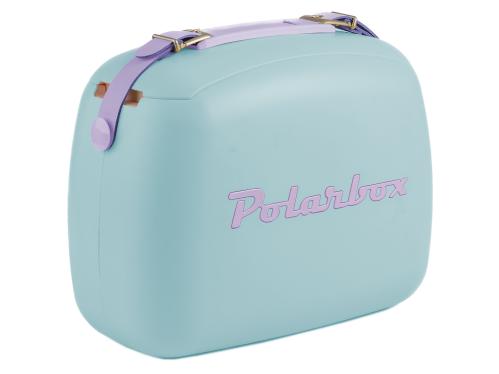 Polarbox Kylväska - 2st matlådor - Retro - Ljusblå - 6 Liter - www.frokenfraken.se