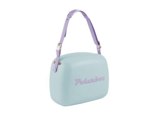Polarbox Kylväska - 2st matlådor - Retro - Ljusblå - 6 Liter - www.frokenfraken.se