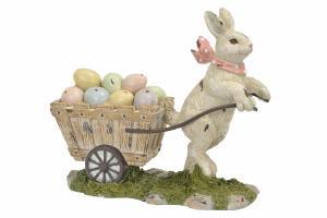 Hare med ägg i Kärra - 23 x 9 x 20 cm - www.frokenfraken.se