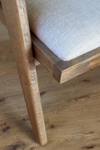Loungestol med stoppad sits - 77 x 65 x 70 cm - www.frokenfraken.se