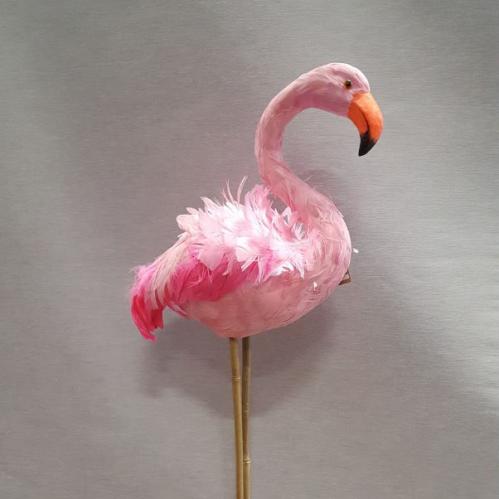 Flamingo - Fjädrad - 100 cm - www.frokenfraken.se