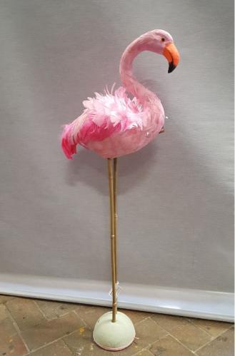 Flamingo - Fjädrad - 100 cm - www.frokenfraken.se