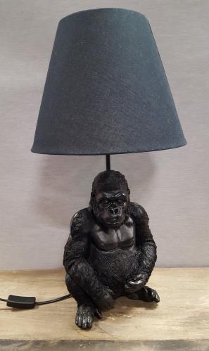 Lampfot - Apa - Svart - 53 cm - www.frokenfraken.se