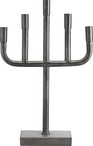 Vixen ljusstake - Raw blk nickel 59cm - www.frokenfraken.se
