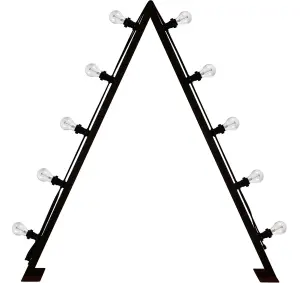 Bright Ljusstake - Outdoor Black 120cm - www.frokenfraken.se