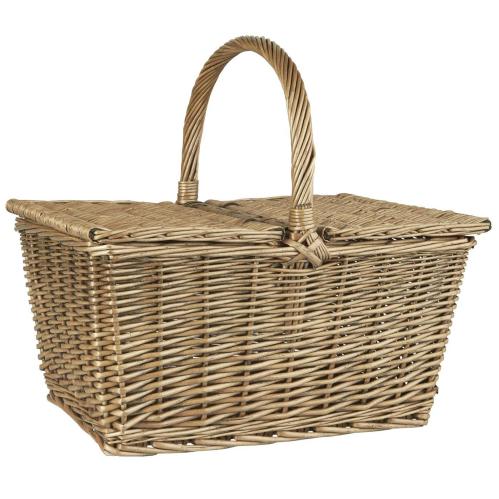 Picknickkorg med lock - 43 cm - www.frokenfraken.se