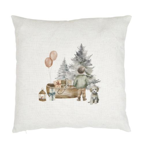 Kuddfodral - AUGUST - NATUR - 45 X 45 CM - www.frokenfraken.se