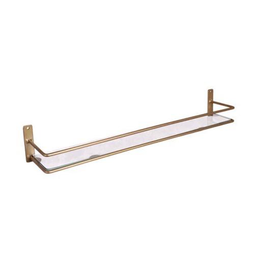 Badrumshylla Antik Mässing - 52 x 9 x 7,5 cm - www.frokenfraken.se