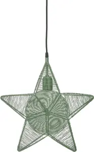 Rigel Stjärna - Grön 40cm - www.frokenfraken.se