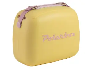 Polarbox Kylväska - 2st matlådor - Retro - Gul - 6 Liter - www.frokenfraken.se