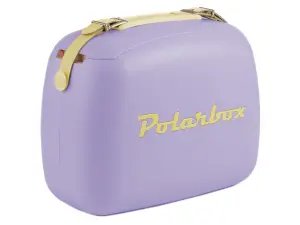 Polarbox Kylväska - 2st matlådor - Retro - Lila - 6 Liter - www.frokenfraken.se