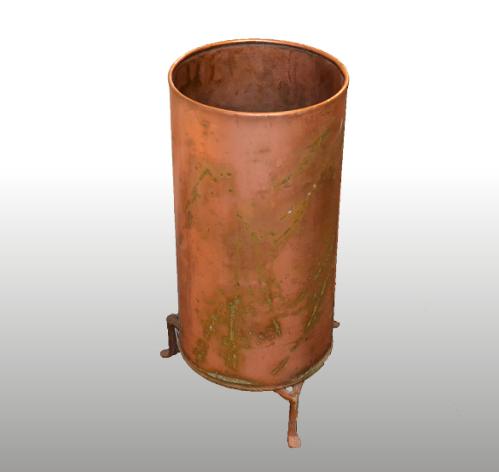 Kruka - Kopparkruka hög - 36 cm - www.frokenfraken.se