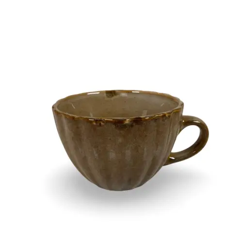 Mugg - Joy - Ocra - Ø11,5 x 7,7cm - www.frokenfraken.se