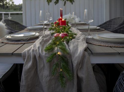 Girlang - Grön med belysning - 180 cm - www.frokenfraken.se
