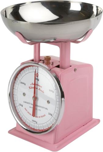 Köksvåg - Dulton Retro - Rosa - 3kg - www.frokenfraken.se