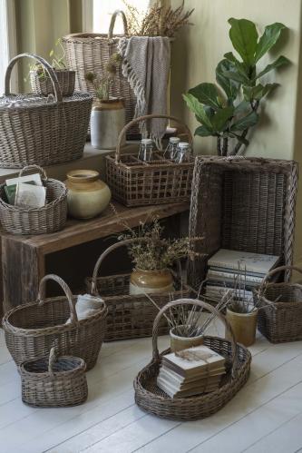 Korg med grepe - 43 X 29 X 40 CM - www.frokenfraken.se