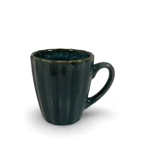 Mugg - Joy - Petrol - Ø9,5 x 8,5 cm - www.frokenfraken.se