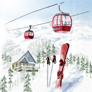 Servetter - Snowy Holidays - 20 st/33 x 33 cm - www.frokenfraken.se