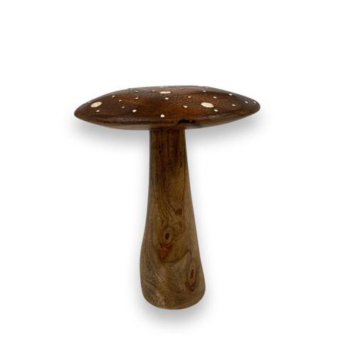 Flugsvamp - Trä Brun - 12 x 9 cm - www.frokenfraken.se