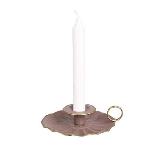 Ljusstake Ingrid Rosa - Ø 15 x 4 cm - www.frokenfraken.se