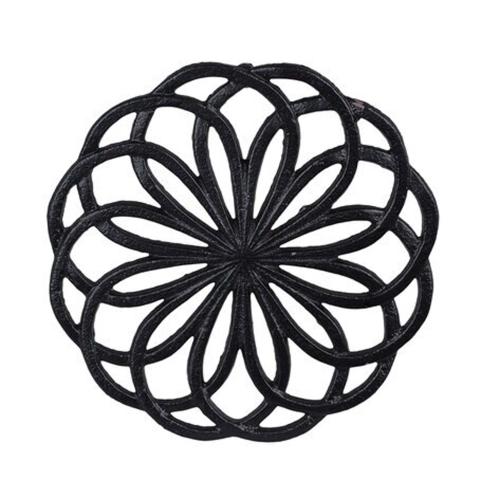 Grytunderlägg Blomma Järn - Ø 20 cm - www.frokenfraken.se