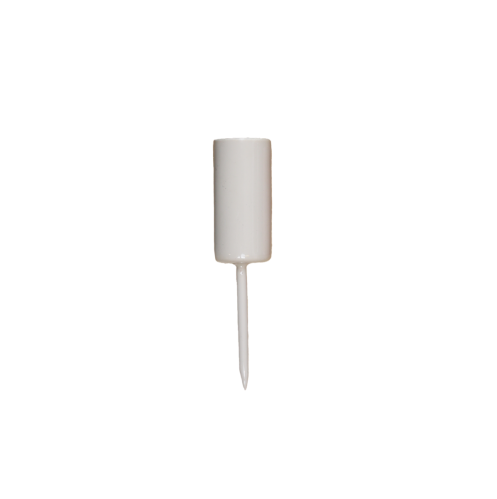 Ljushållare - Metall - Vit - 10 cm - www.frokenfraken.se