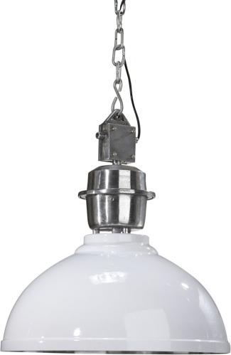 Taklampa - Manchester Vit/Silver Ø52 cm - www.frokenfraken.se